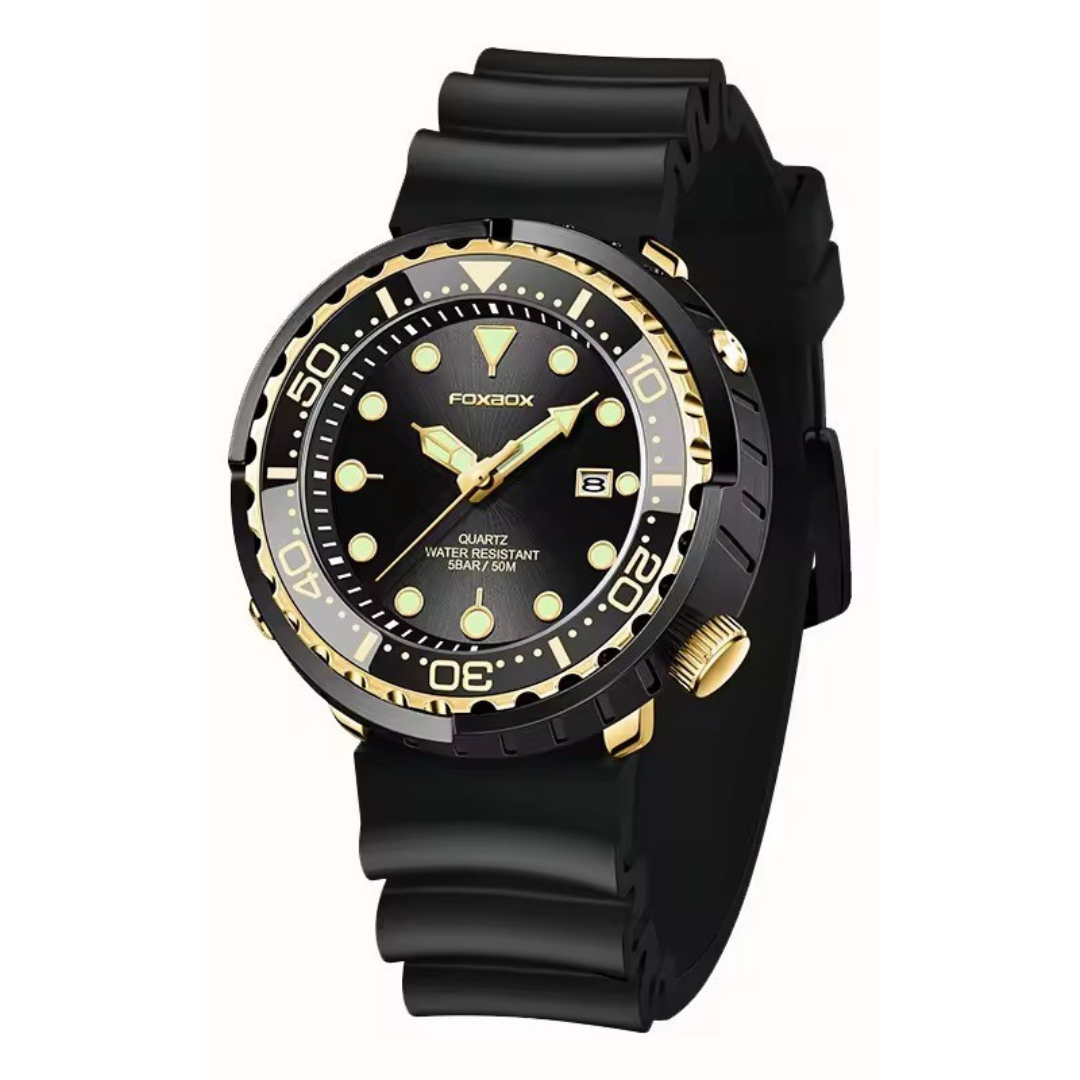 Fashion Silicone Strap Chronograph Sports Watch