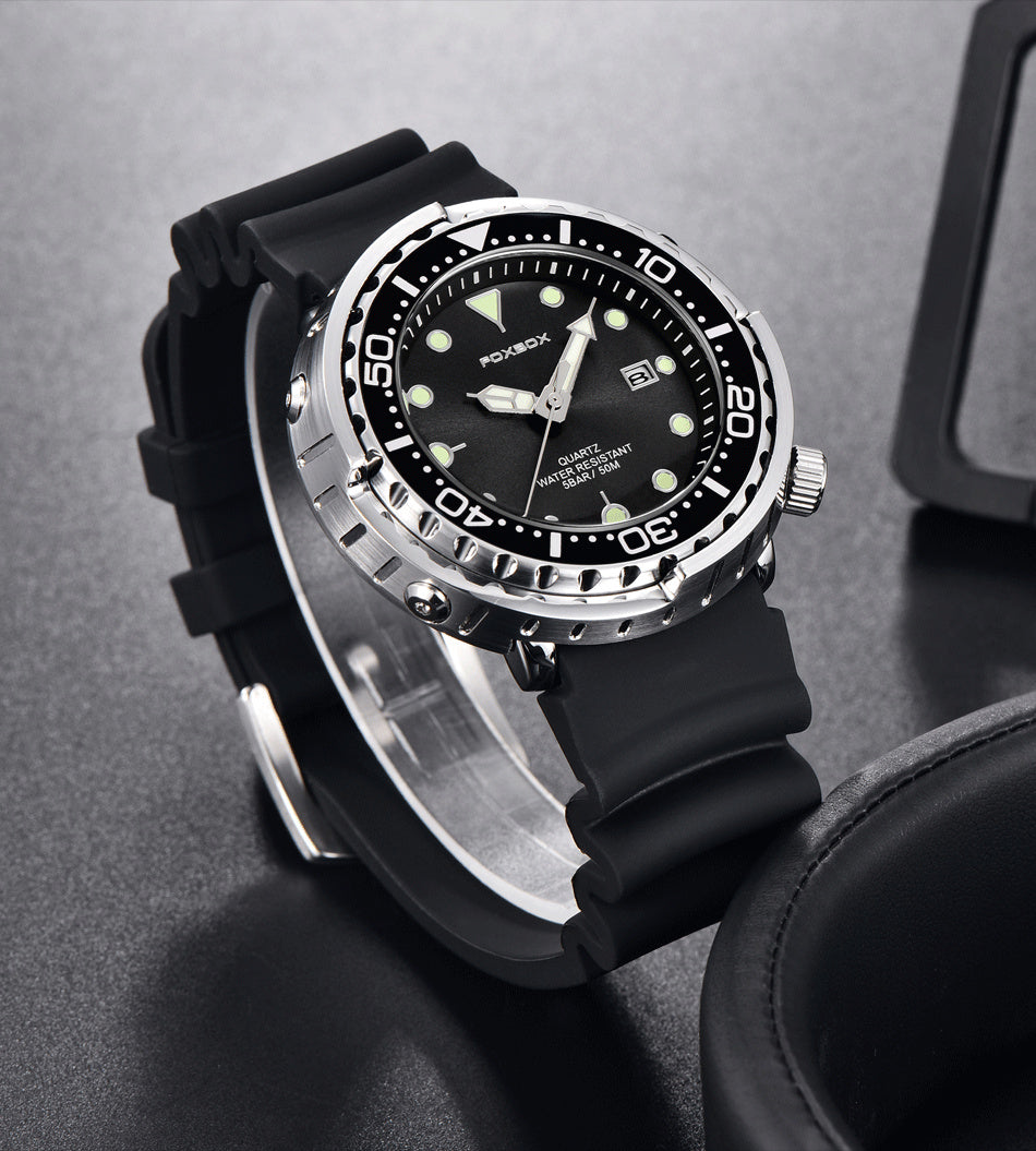 Fashion Silicone Strap Chronograph Sports Watch