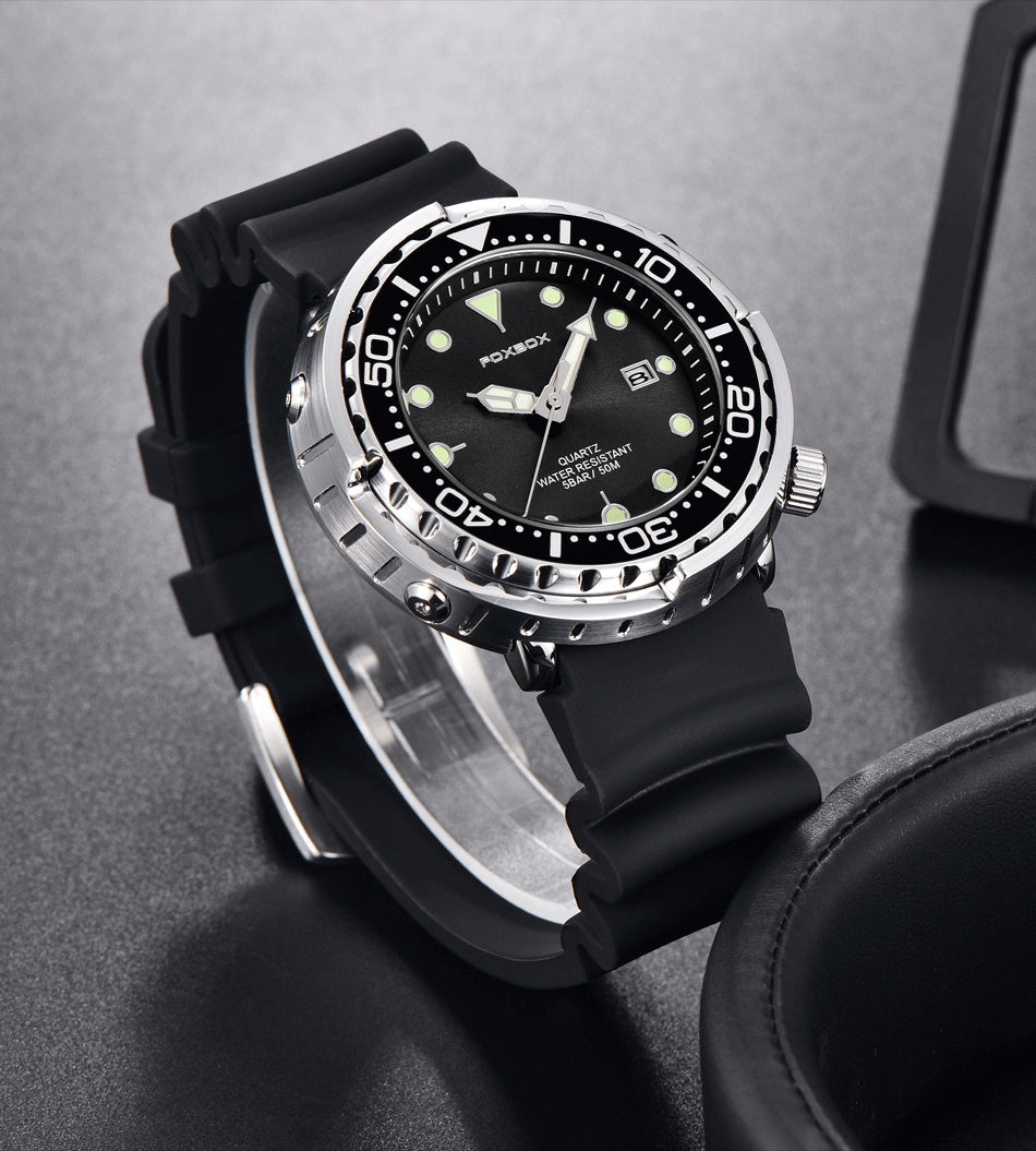 Fashion Silicone Strap Chronograph Sports Watch