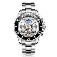 Silver White-Black