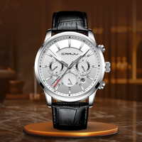Silver White (Black Leather)
