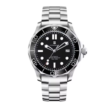 Casual Versatile Silver Mechanical Watch