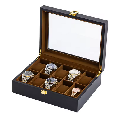 Handmade Luxury Wooden Display Case Organizer